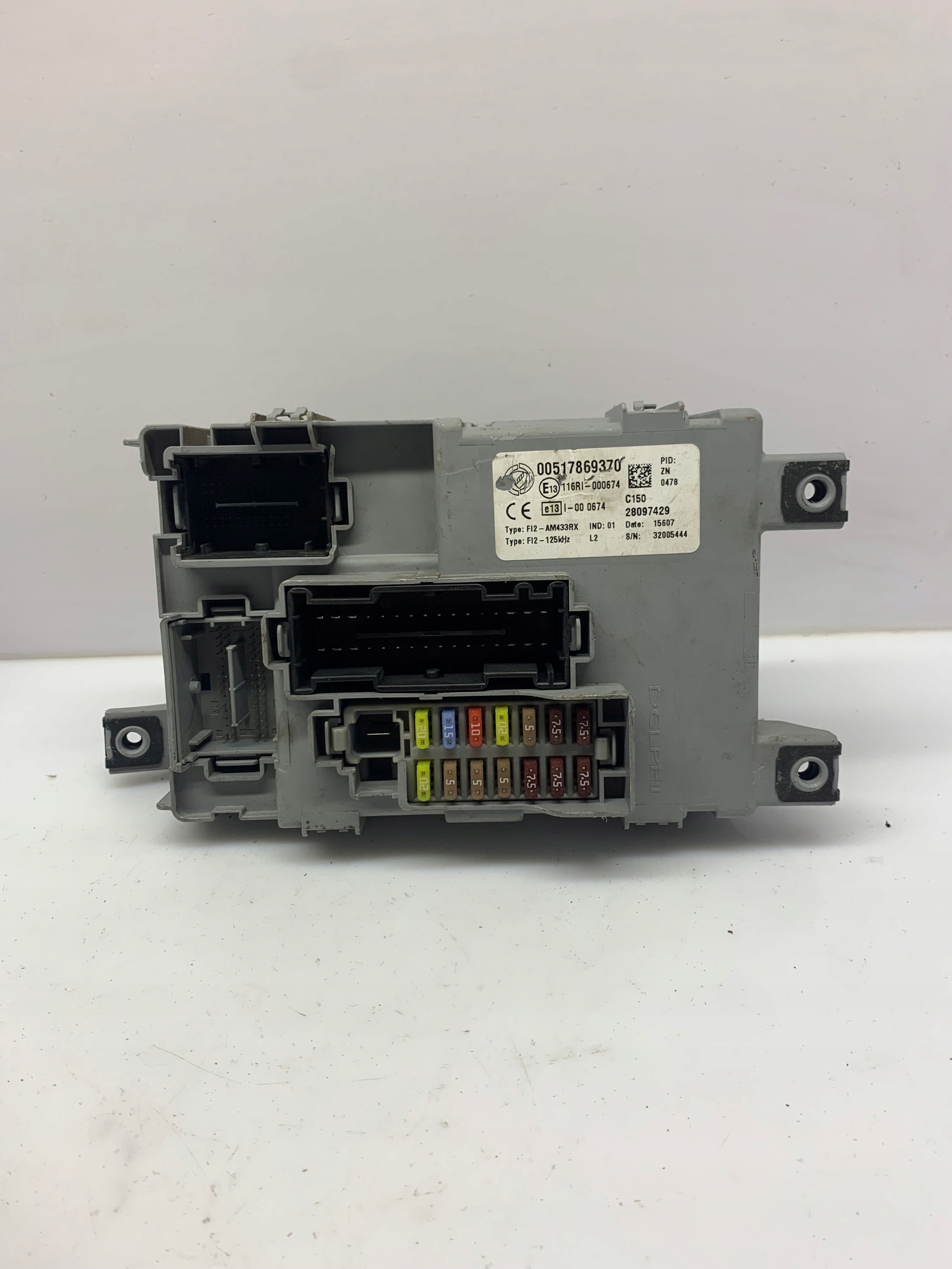 MODUŁ STEROWNIK BSI BODY FIAT 00517869370