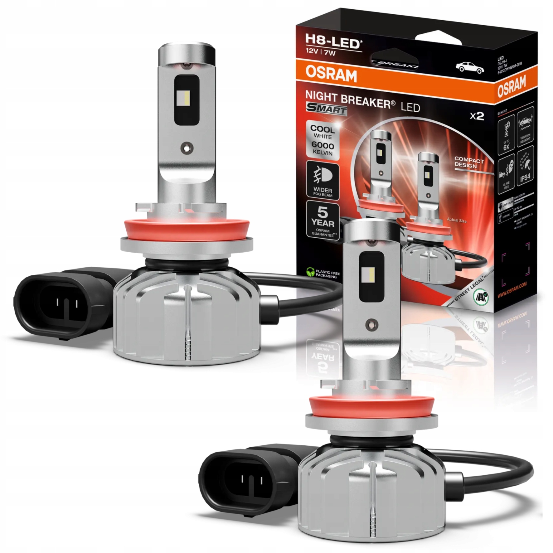 Osram Led žiarovky Led protihmlové Night Breaker Smart H8 12V