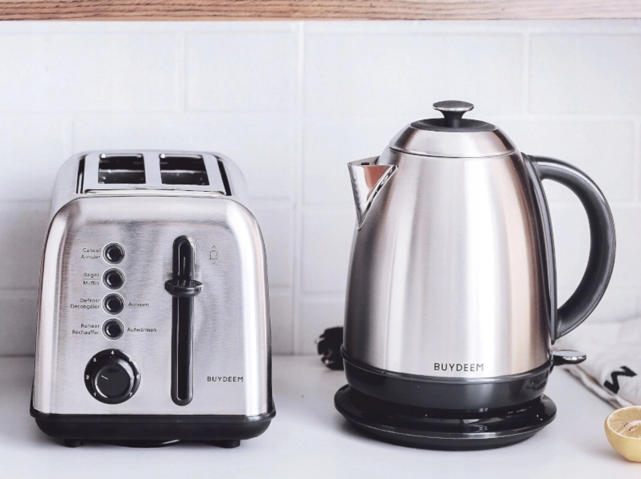 BUYDEEM Czajnik Elektryczny, K640, Stainless Steel, EU — 10