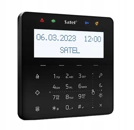 Manipulator z klawiaturą dotykową Podświetlenie