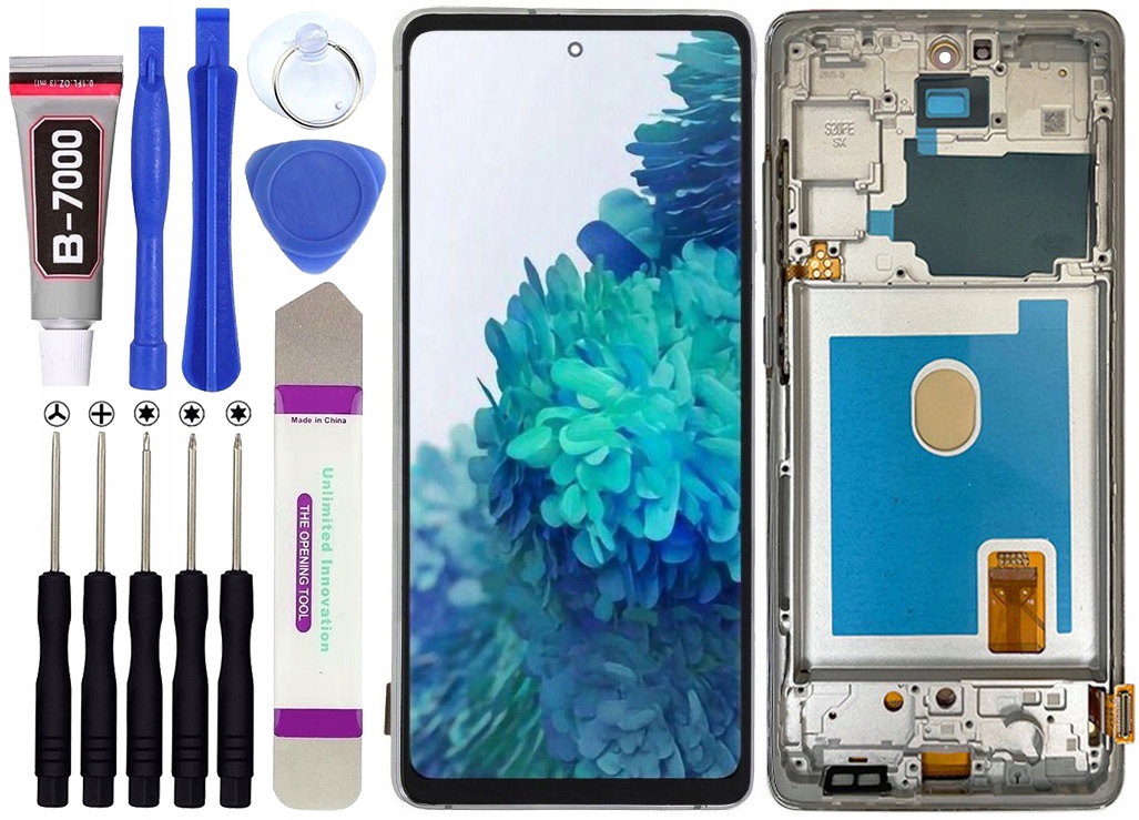 Oled displej pro Samsung Galaxy S20 Fe 5G G781 LCD Rámeček Bílý