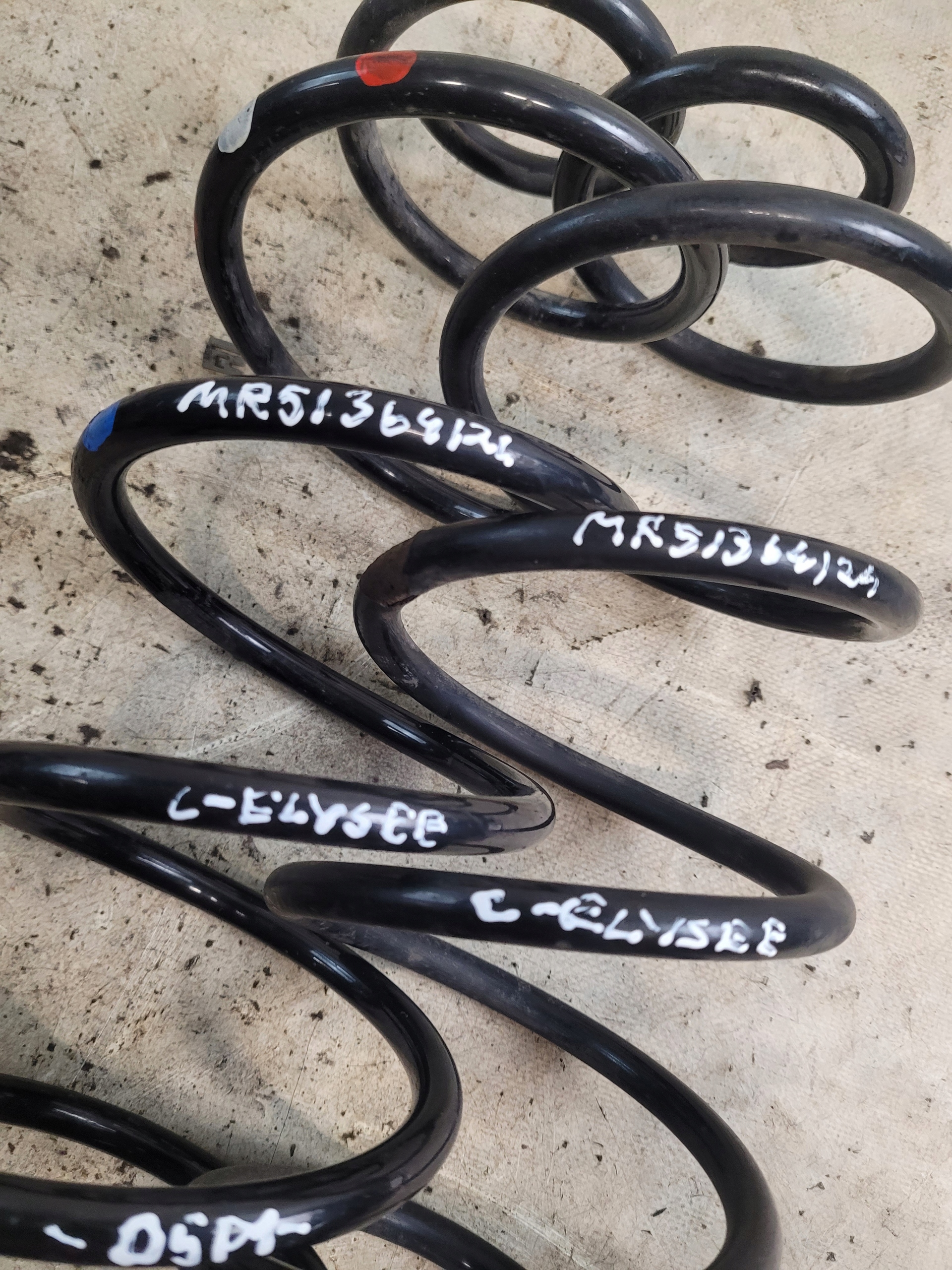 springs springing rear part CITROEN C-ELYSEE II 2