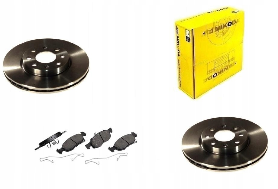 Kotouče Brzdové Destičky Opel Corsa E 2014- Přední Sada Větrané 257MM