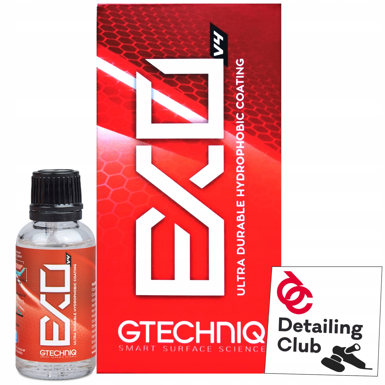 GTECHNIQ EXO v4 - Zaawan. powłoka hydrofobowa 50ml