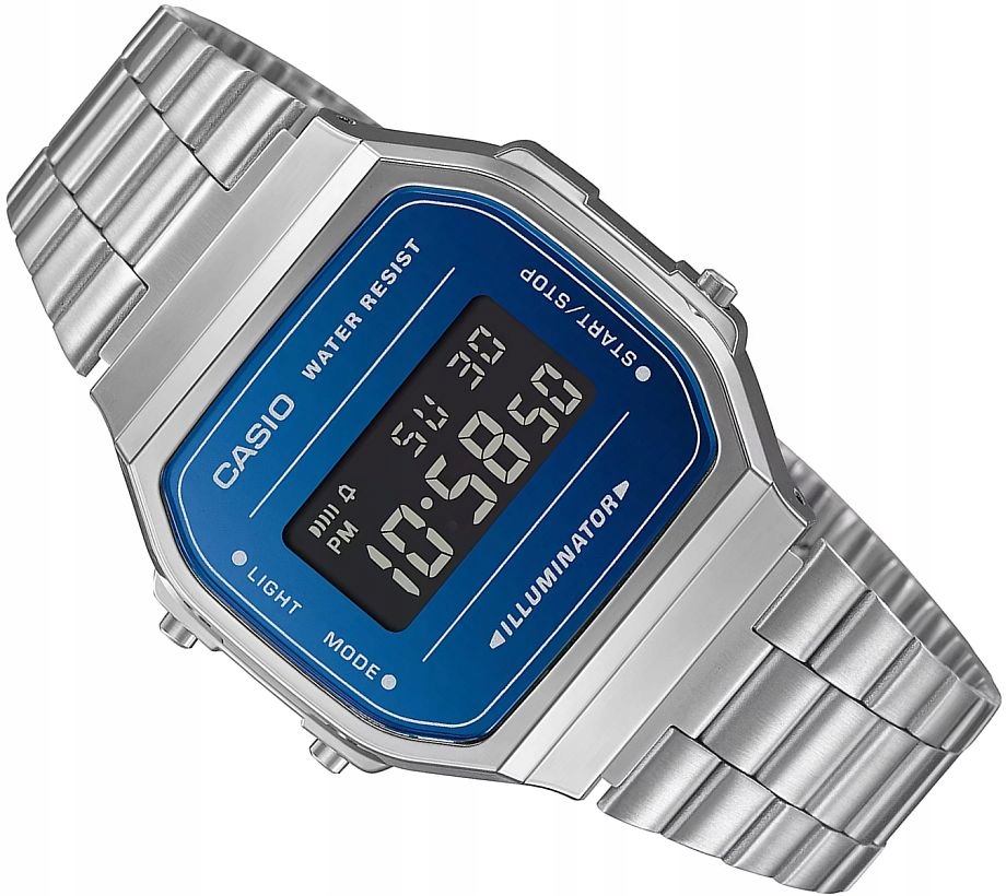 Nové Elektronické Hodinky Casio A168WEM-2BEF Ve Vintage Stylu S Podsvícením