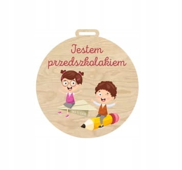 MED05-UV Medal Jestem przedszkolakiem