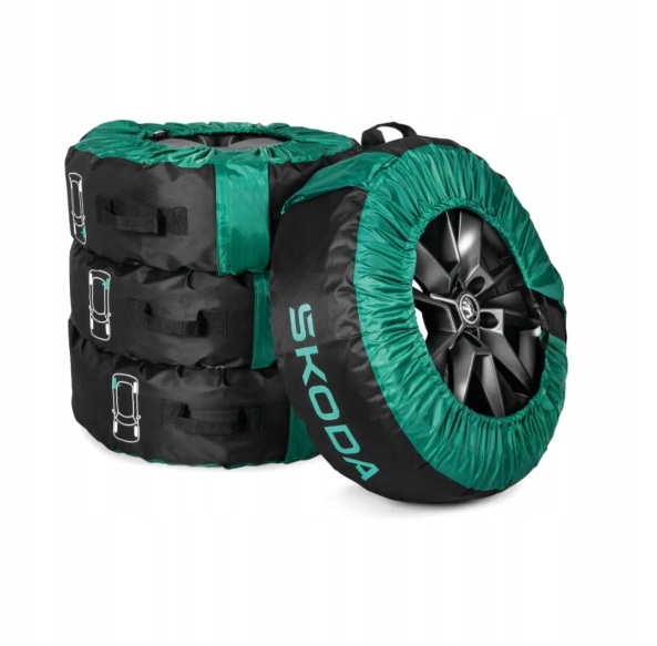 Poťahy na kolesá 4ks 19"-21" Skoda Nové Originálne