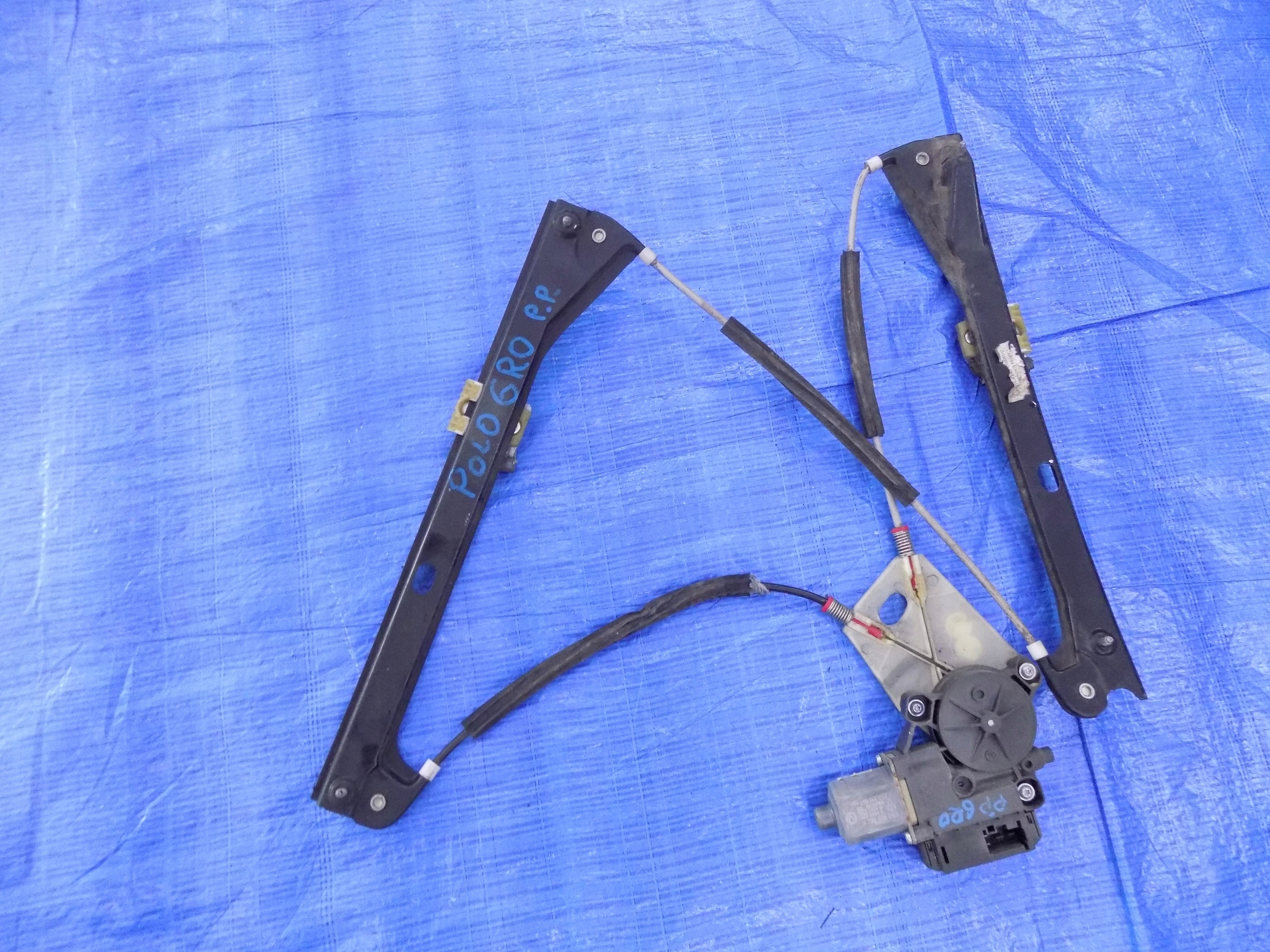 mechanism mini motor windows right front VW POLO 6R