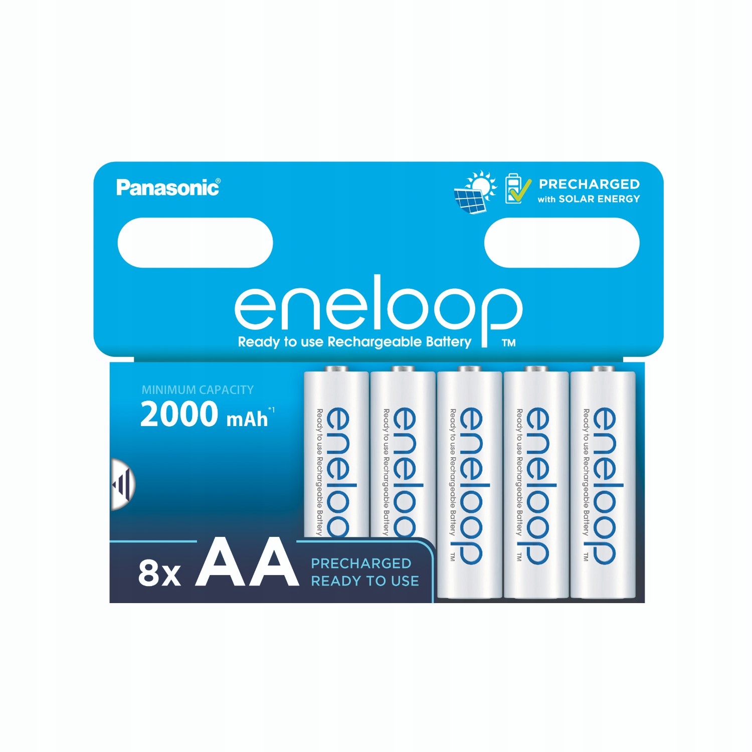 AKUMULATORKI ENELOOP 8xAA 2000 mAh JAPOŃSKIE Pojemność 2000 mAh