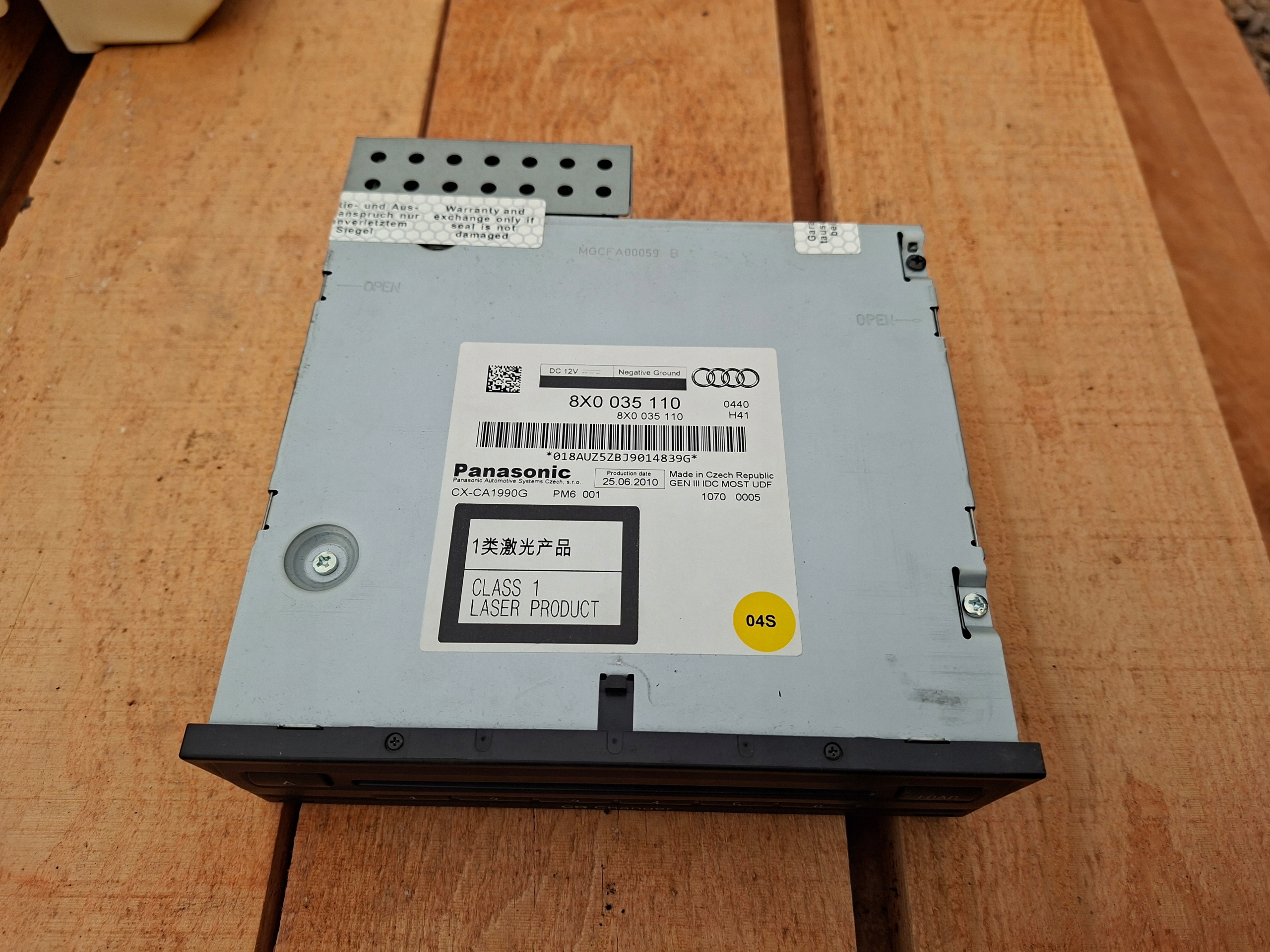 changer CD Audi A1 8X0035110