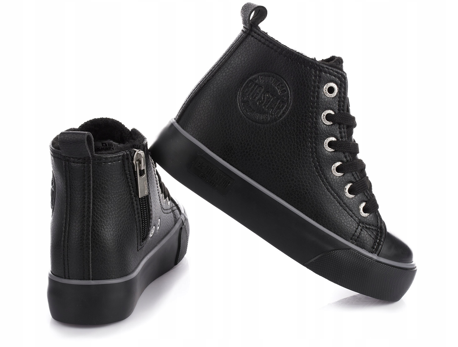 BIG STAR BUTY DZIECIĘCE ZIMOWE SKÓRA EKOLOGICZNA OCIEPLANE r. 30 Płeć chłopcy dziewczynki