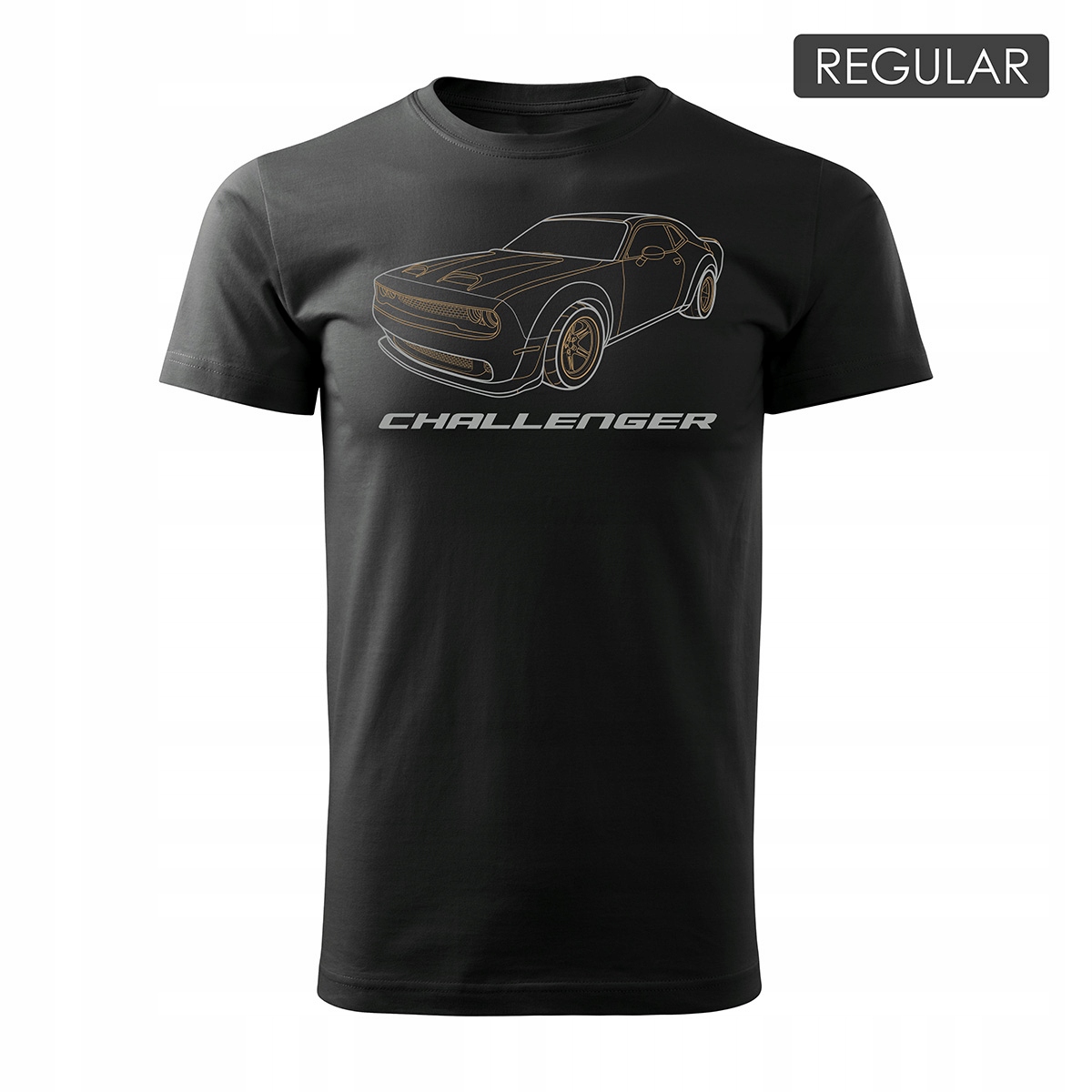 

Koszulka z samochodem Dodge Challenger Srt regular