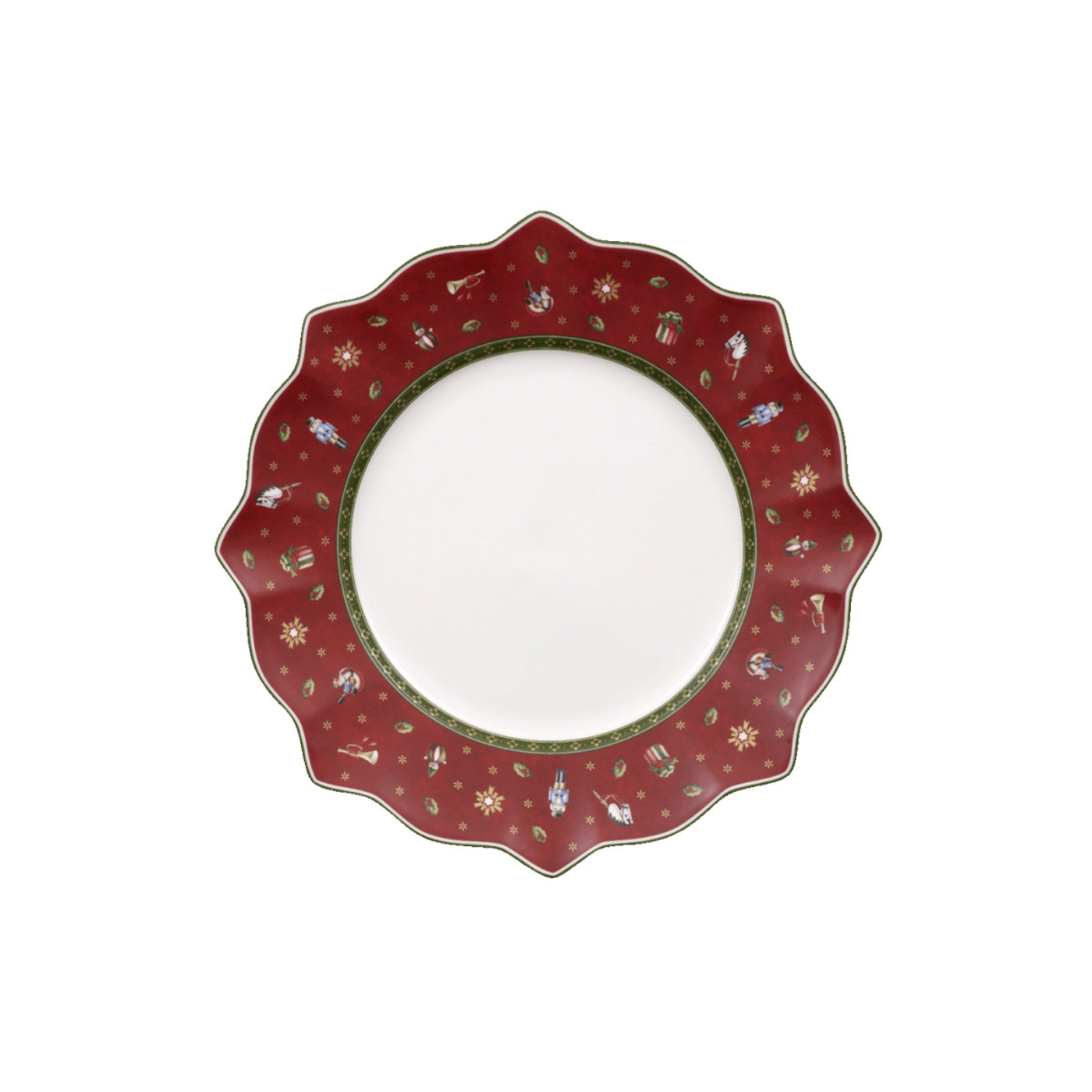 Jídelní talíř Villeroy & Boch Toy's Delight Red, 28,4 cm