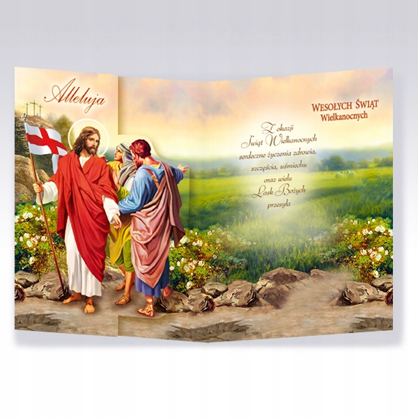 KARNET KARTKA ŚWIĄTECZNA WIELKANOC + KOPERTA RELIG Marka Karo