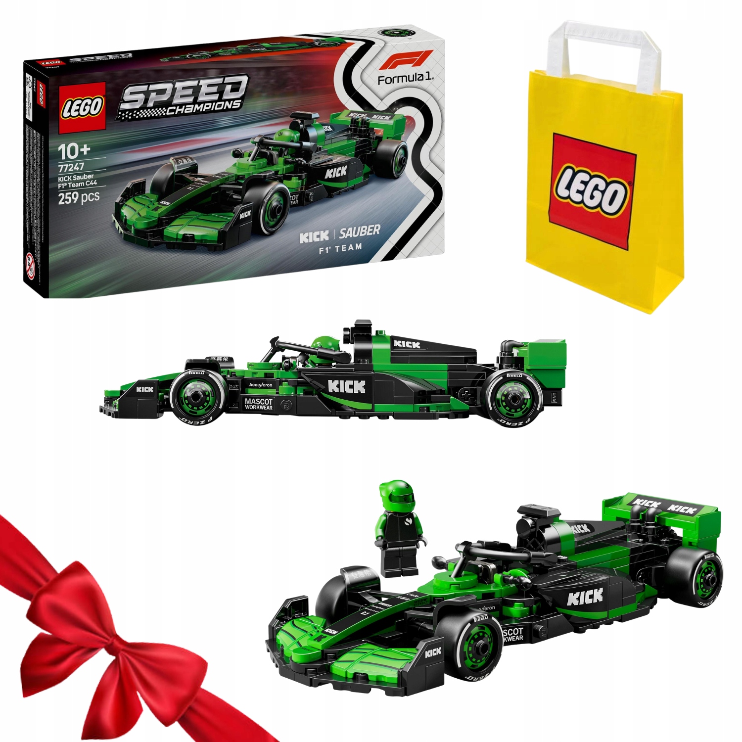 Zestaw Klocków Lego Speed Champions 77247 Bolid F1 Kick Sauber Team C44
