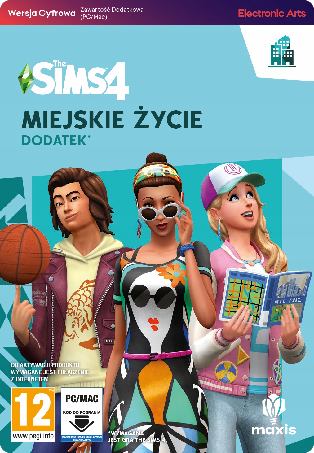 THE SIMS 4 MIEJSKIE ŻYCIE - KLUCZ ORIGIN (PC) | DLC