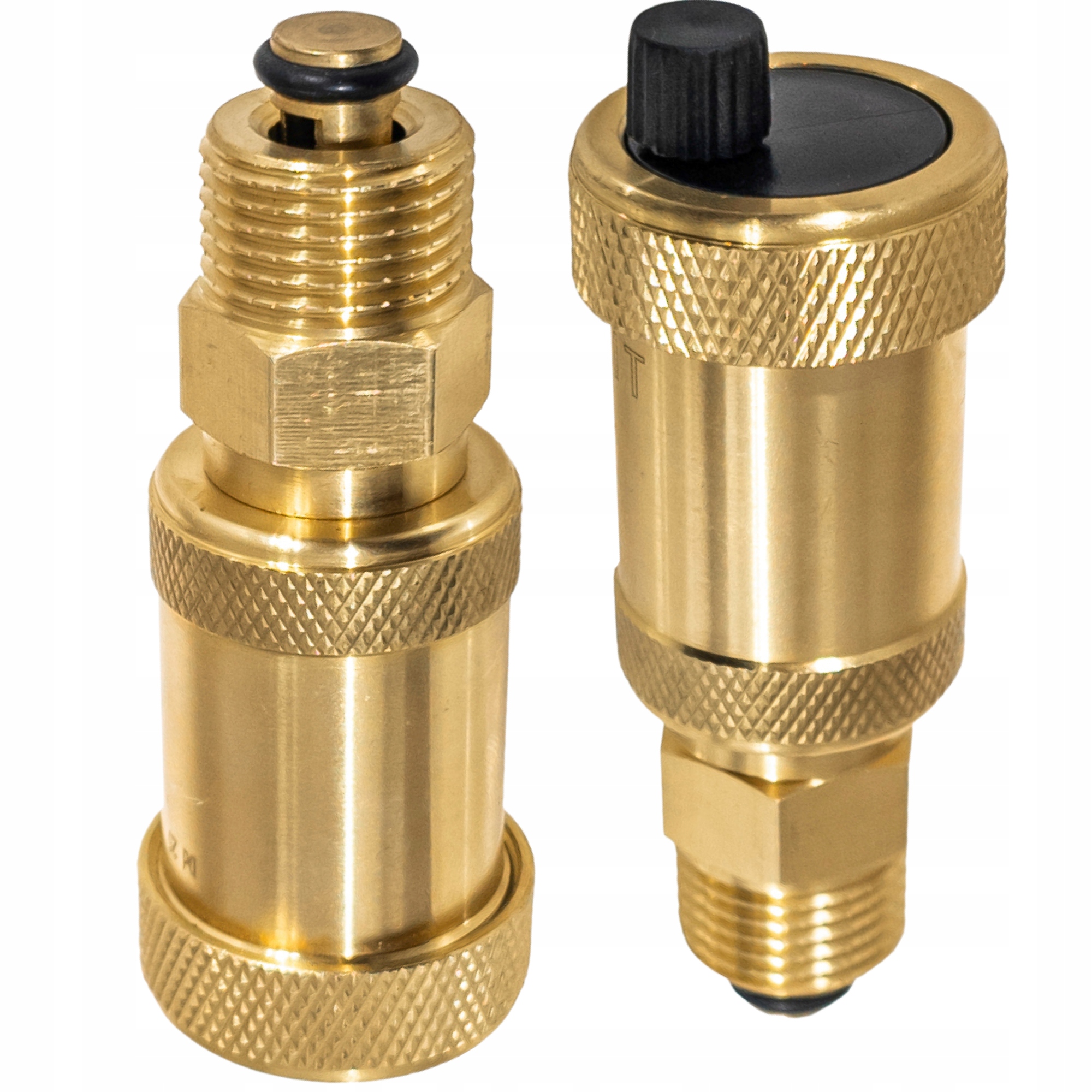 ODPOWIETRZNIK AUTOMATYCZNY Z ZAWOREM ODCINAJĄCYM 1/2"PIONOWY MOSIĄDZ FITING Stan opakowania oryginalne