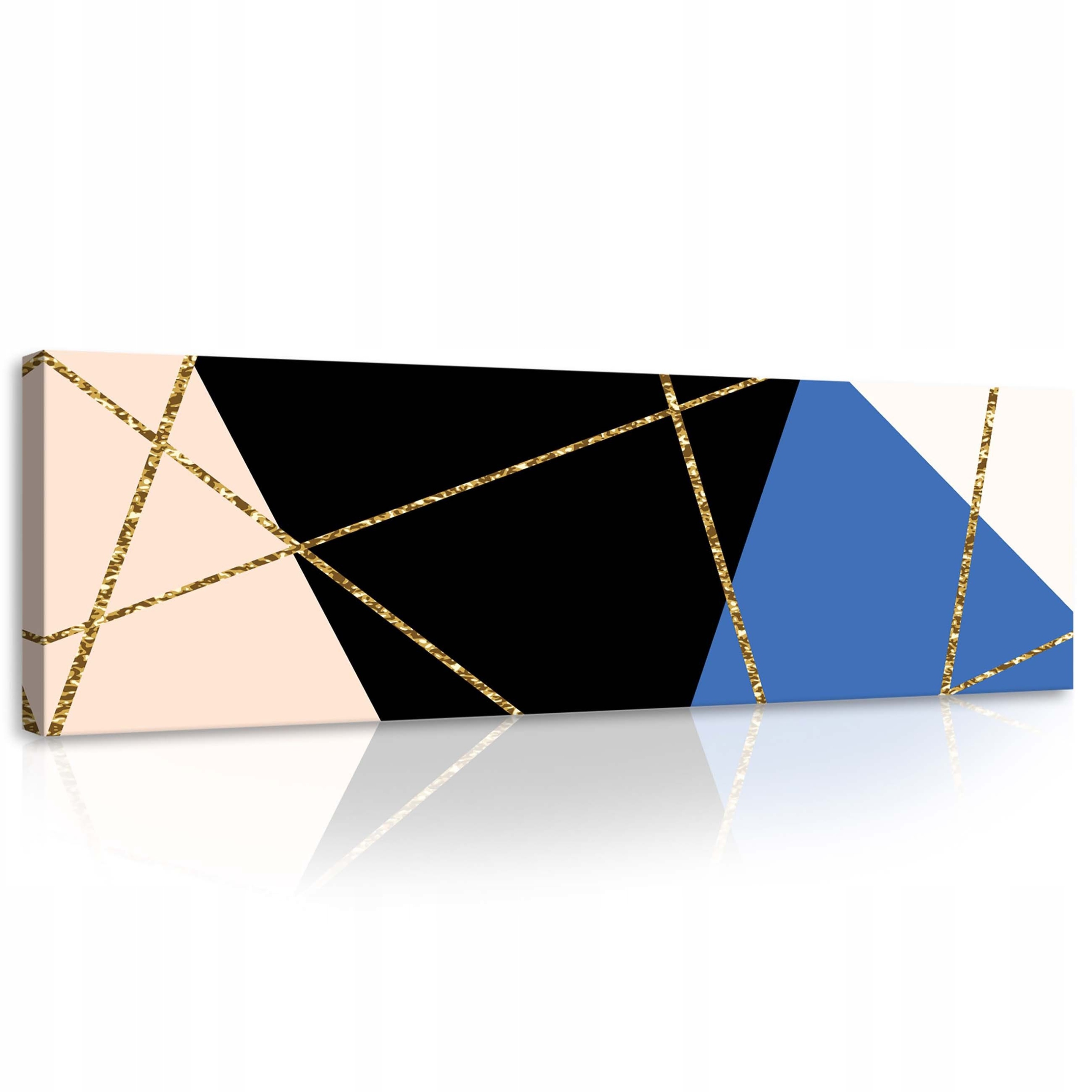 Obraz 145x45 Geometrický vzor abstrakce minimalismus zlaté linie styl