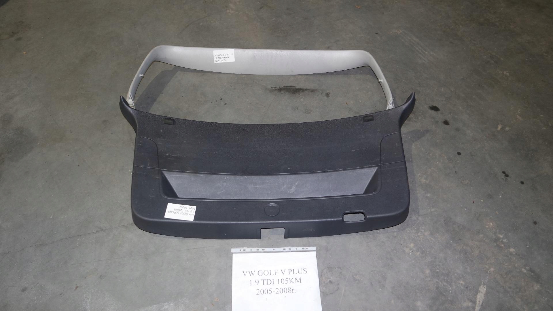 PLASTIK TAPICERKA KLAPY TYŁ VW GOLF V PLUS