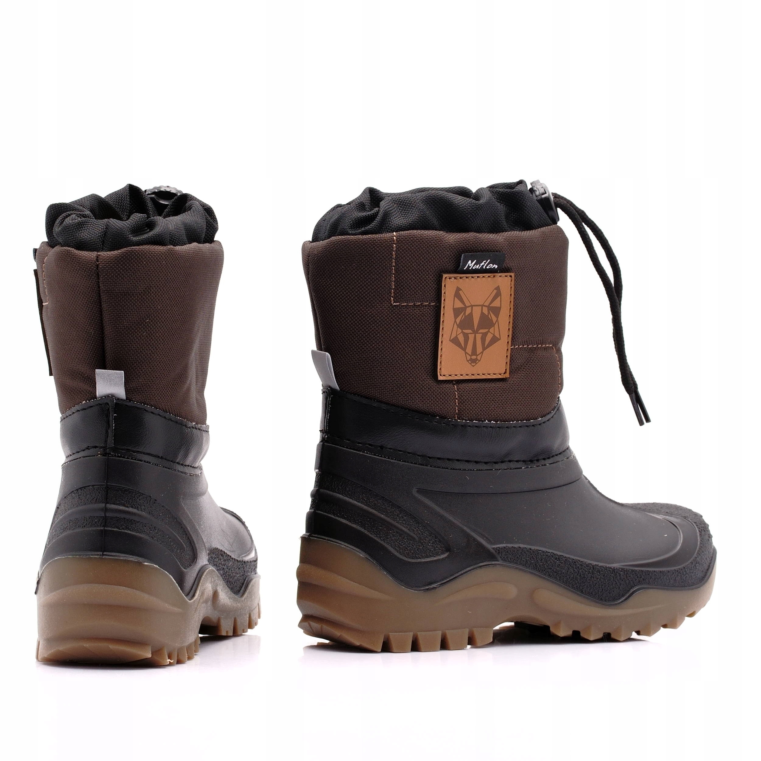 RENBUT MUFLON ŚNIEGOWCE BUTY ZIMOWE WEŁNA 29/30 Rozmiar 30