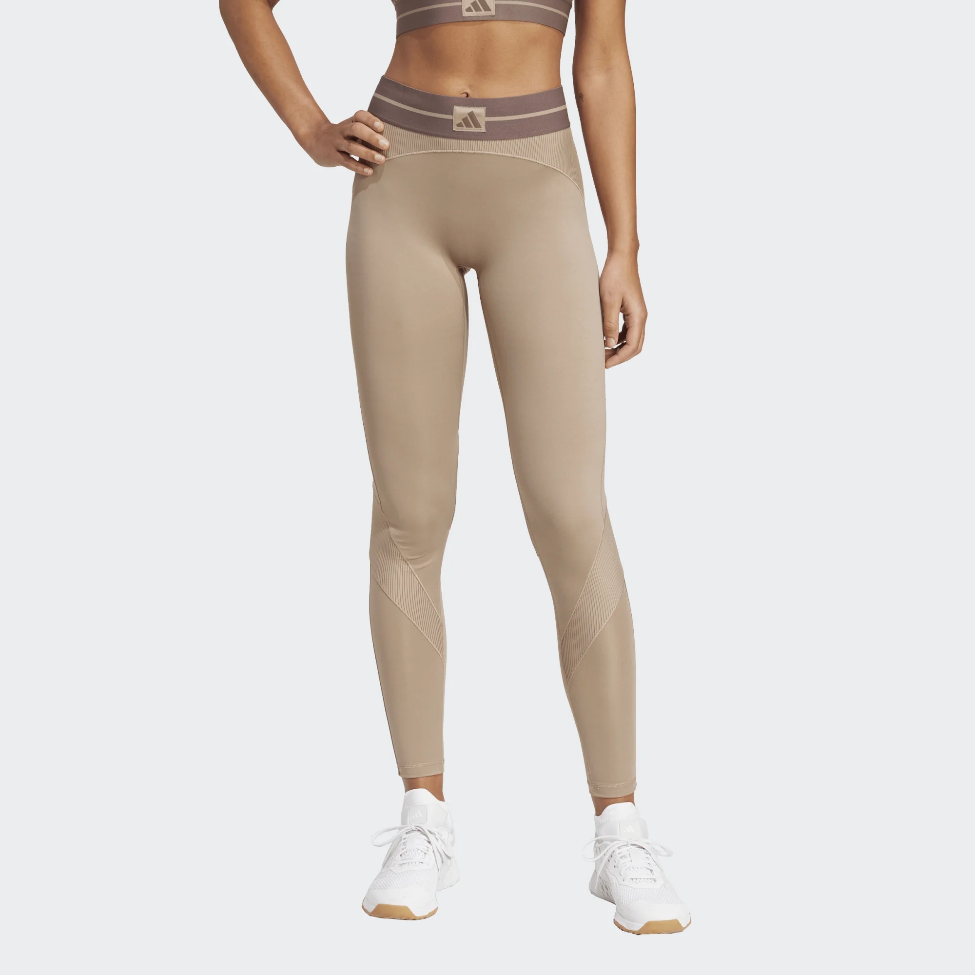 Legíny s vysokým pasem Adidas Sportovní do posilovny Climacool JY2068 Vel. L