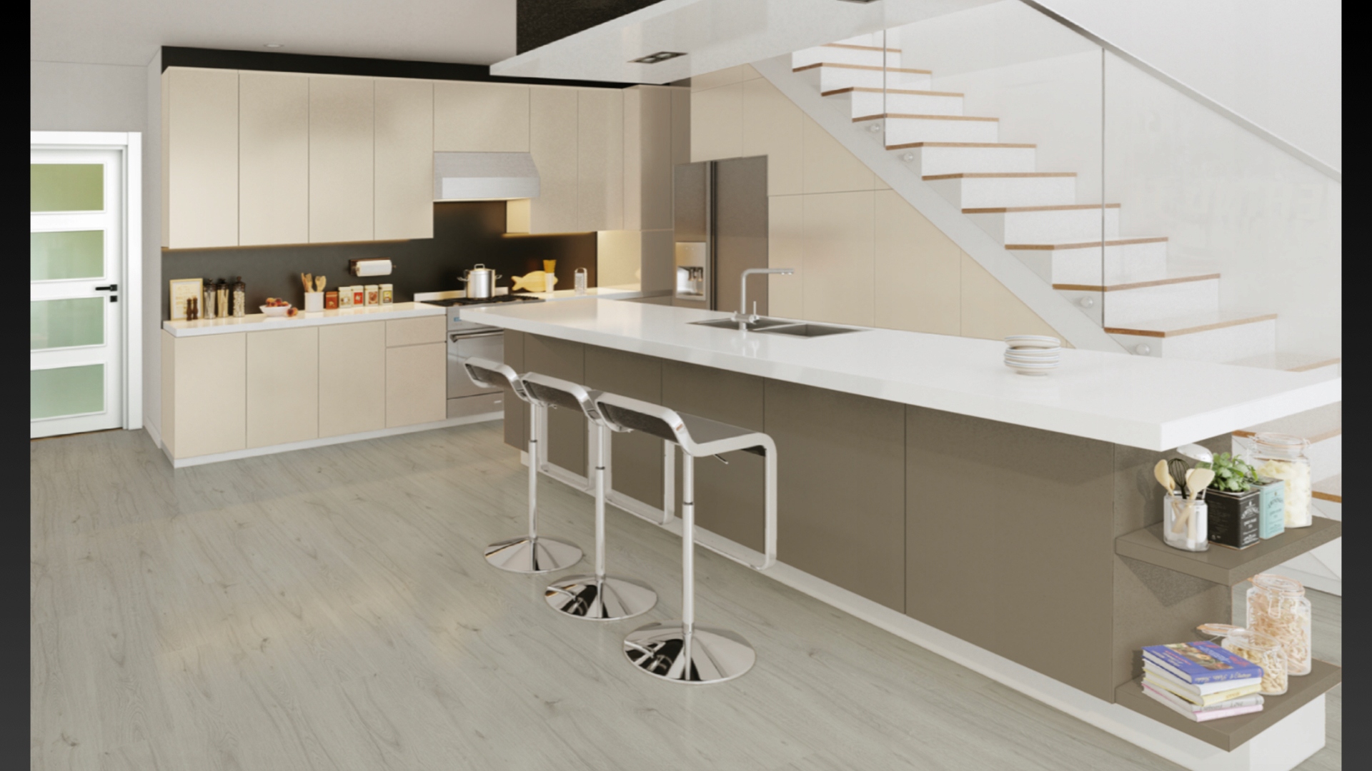 Fronty akrylowe Akryl-24 CREAM POŁYSK 110x596 Kod producenta Akryl-24