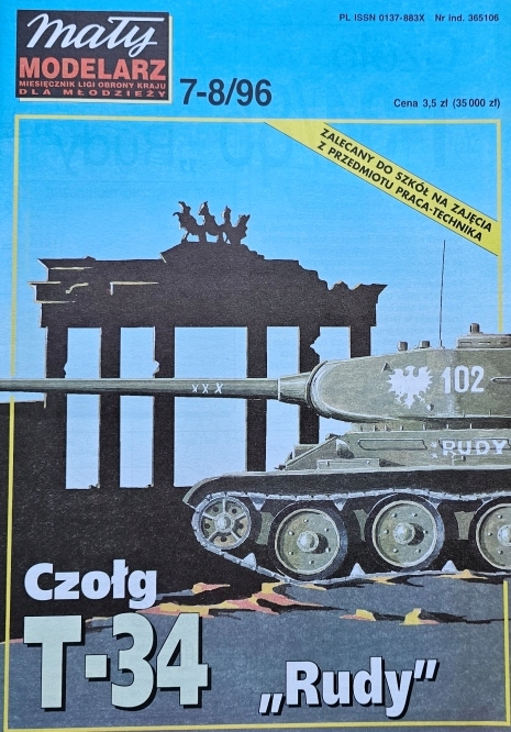 Mały Modelarz (1996) - 07-08/1996 - Czołg T-34 Rudy • Opinie - Allegro
