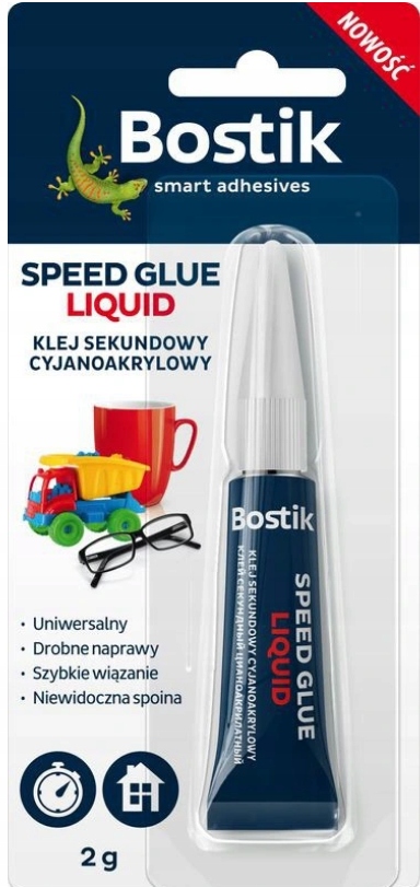 

Bostik Klej Sekundowy Cyjanoakrylowy 2g