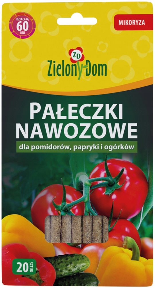 

Pałeczki Nawozowe do Pomidorów, Papryki Zielony