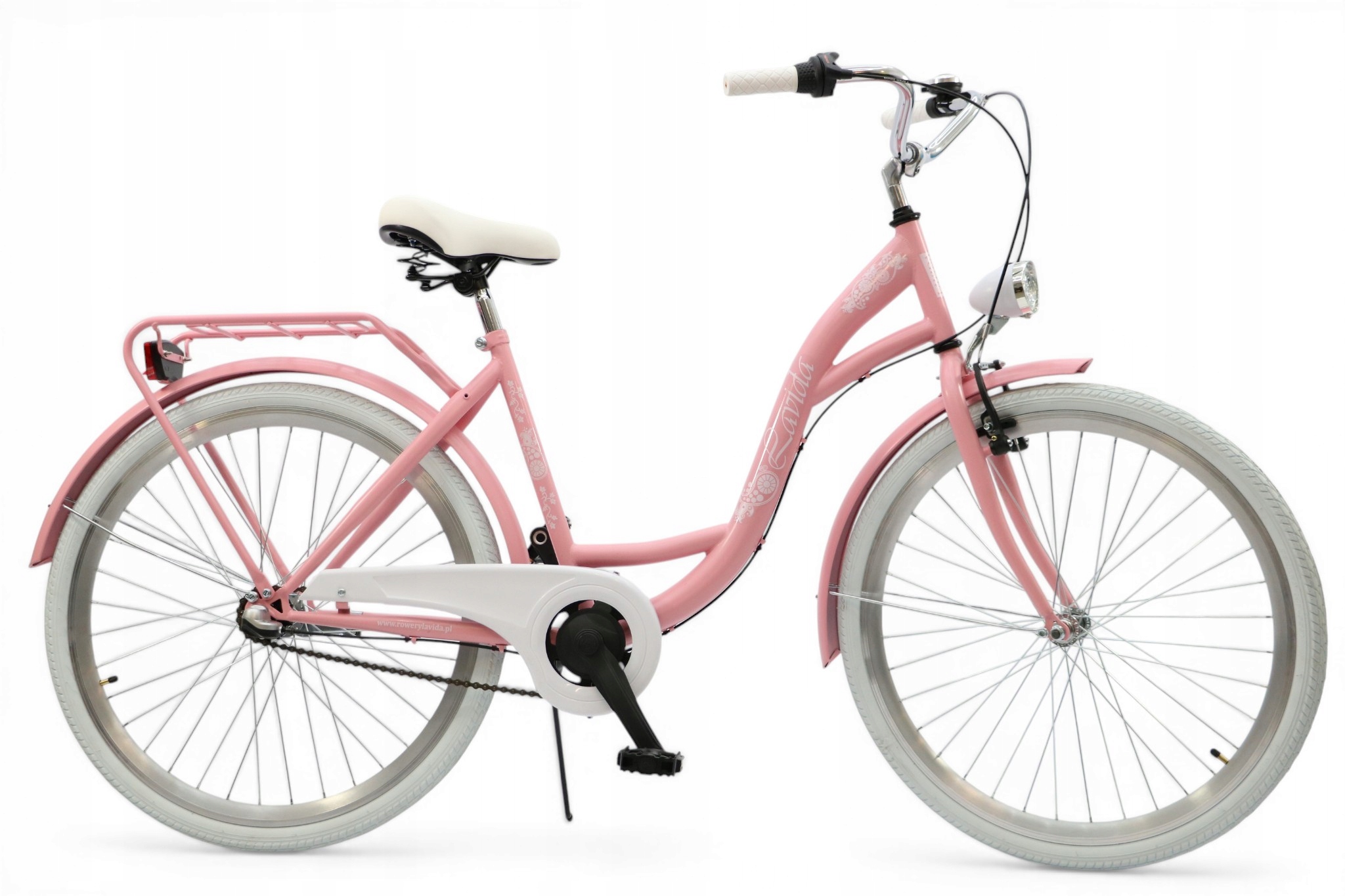 Rower Miejski Dla Dziewczynki Dziewczęcy 26" Damski Barbie Pink 3 Biegi