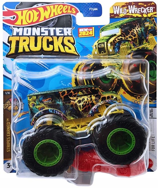 WILD WRECKER autko HOT WHEELS MONSTER TRUCKS Model WILD WRECKER