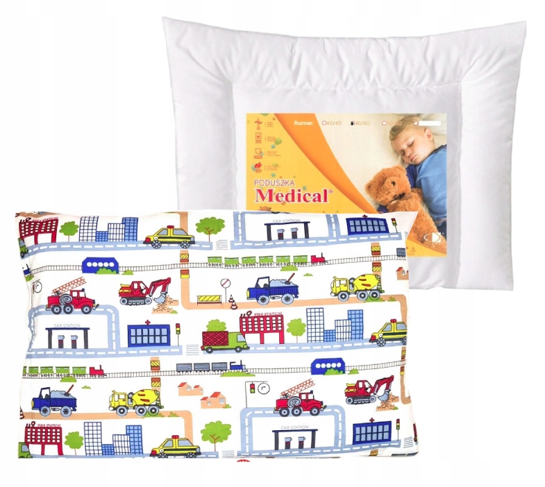 

Poduszka antyalergiczna poszewka bawełniana 40X60