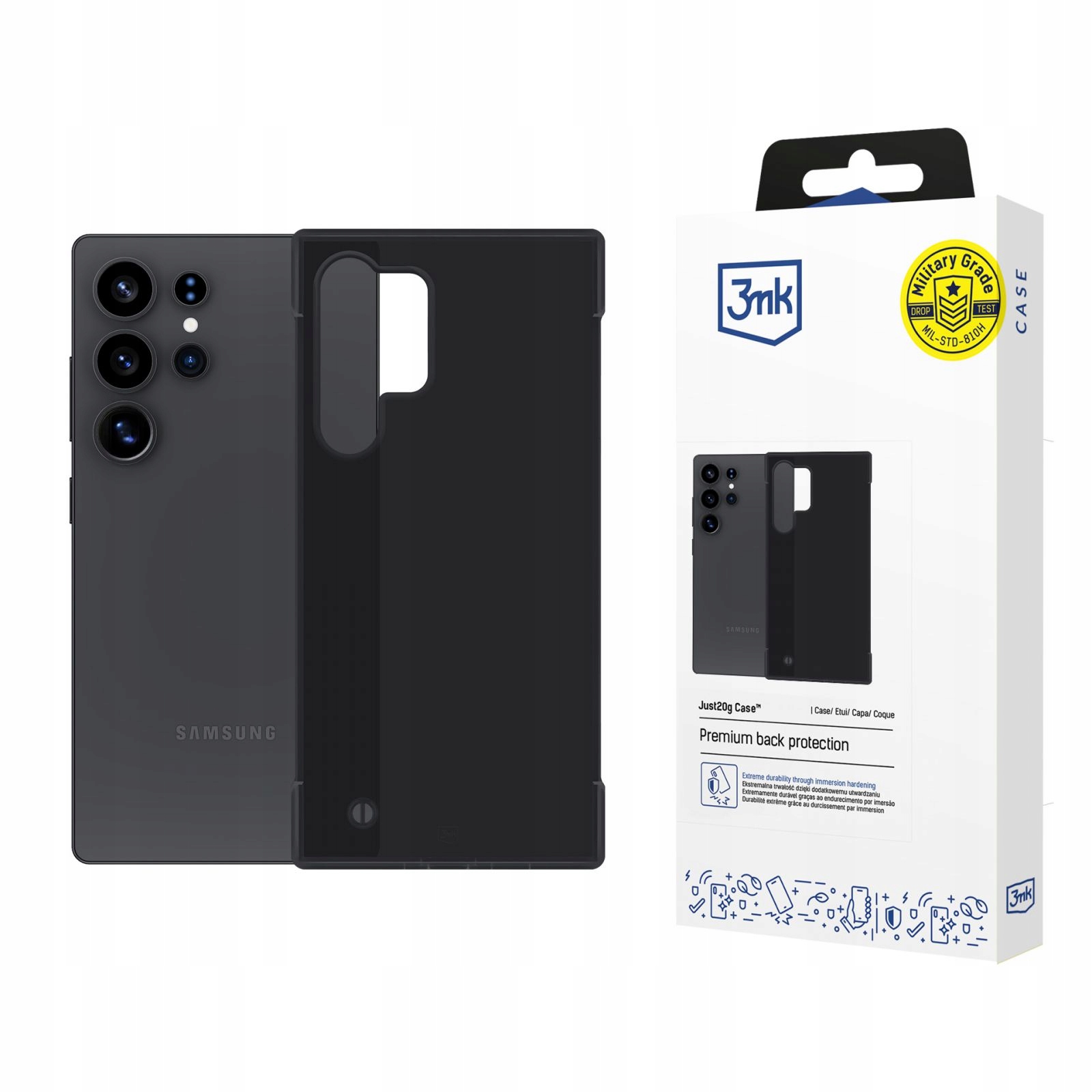 Samsung Galaxy S25 Ultra 3MK JUST20G Matt Case