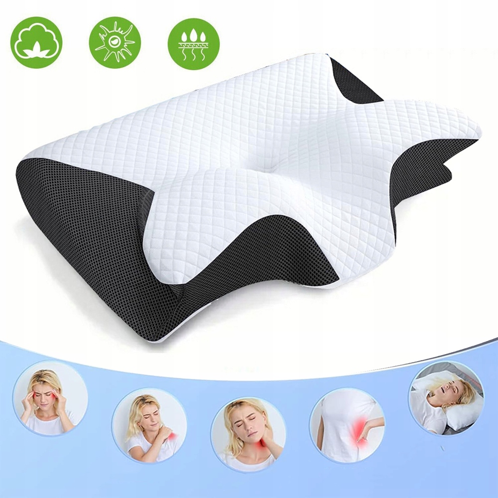 Poduszka Z Pianki Pamięciowej Szyjnej, Ergonomiczna Poduszka Do Spania