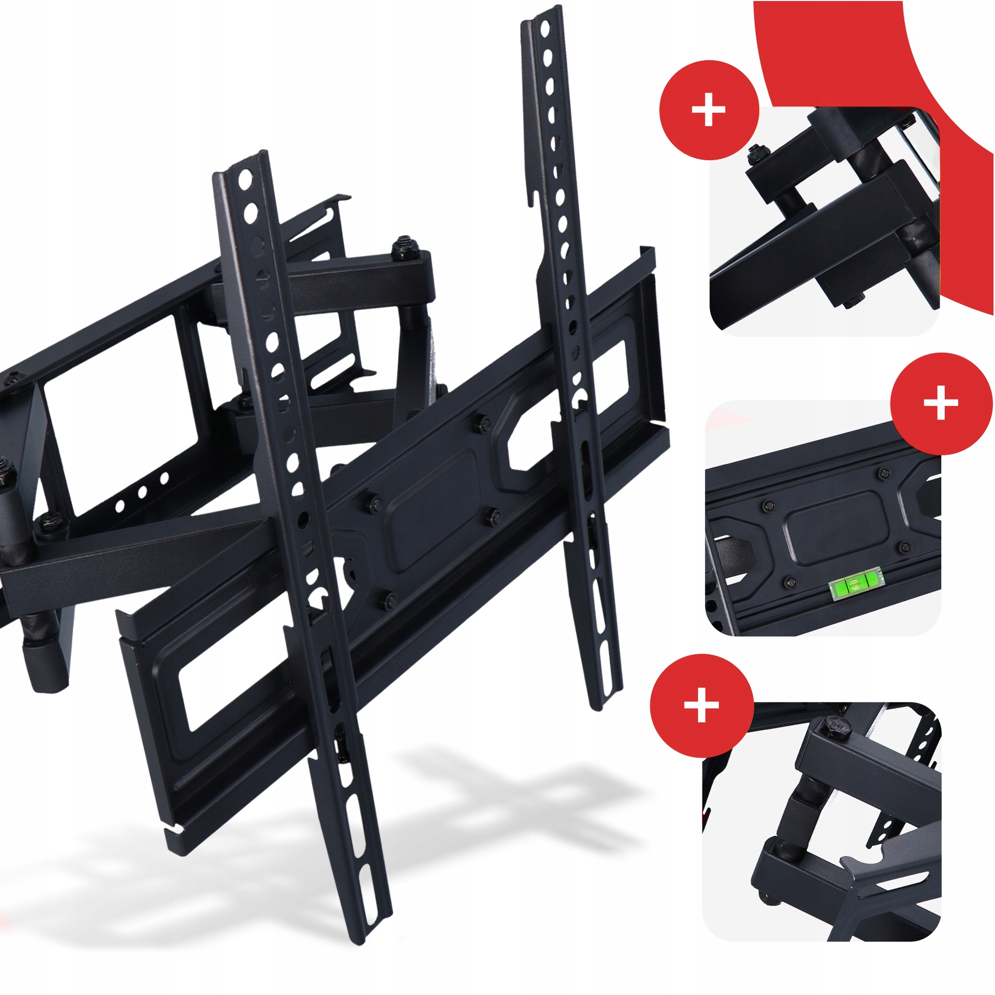 Držák Pro Televizor Tcl 58'' otočný držák Tv na zeď Sklopný, Pohyblivý