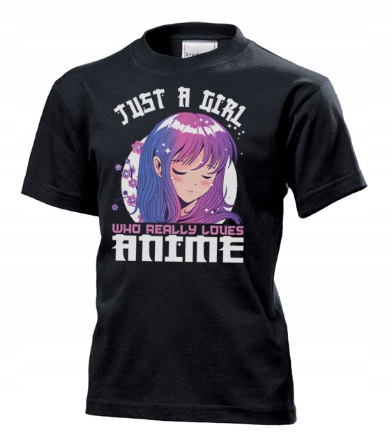 

Koszulka dziecięca Dziewczyna która kocha anime XL