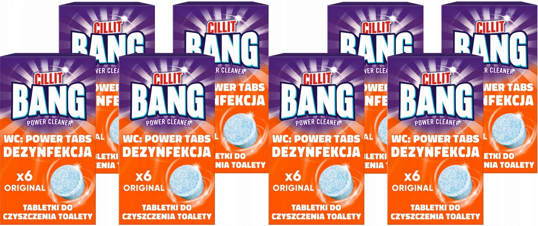 Levně Cillit Bang Wc tablety na čištění toalet Dezinfekční 48x22,5 g
