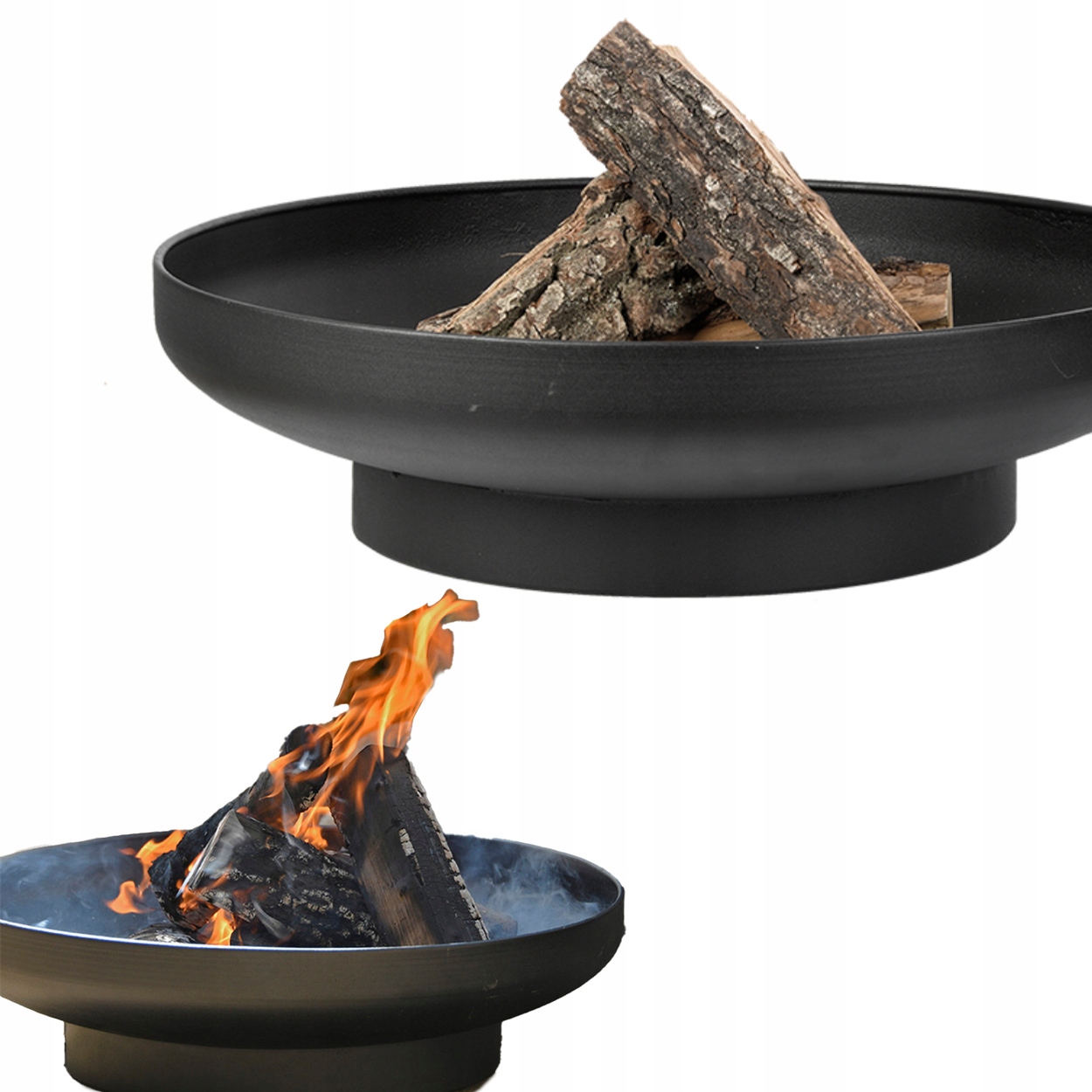 Záhradná Misa Na Oheň Ohnisko Do Záhrady Kovové H15,4 CM Na Drevo