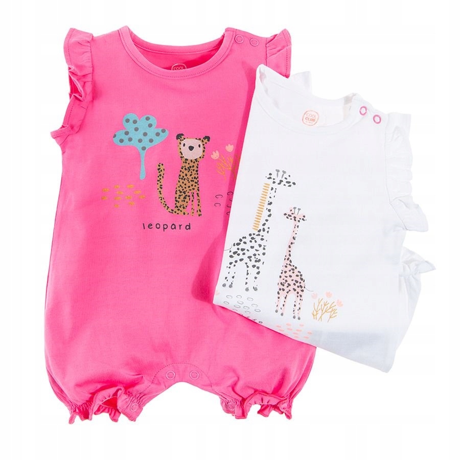 

Cool Club Rampers Body 2szt 6-12m 74cm Leopard