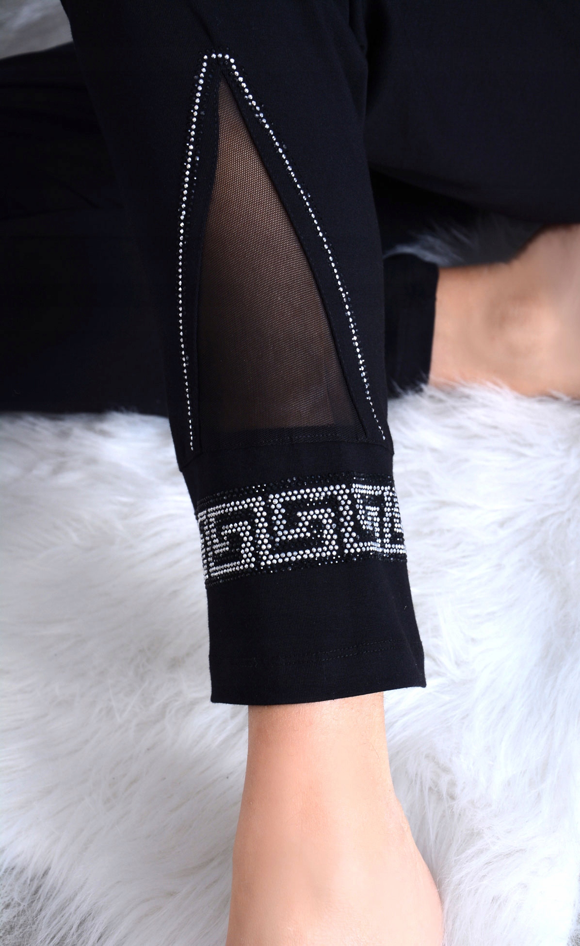 WYJĄTKOWE LEGGINSY JAK SPODNIE MODNE NOGAWKI DŻETY BAWEŁNA VERSAC do5XL 723 Model P723VV