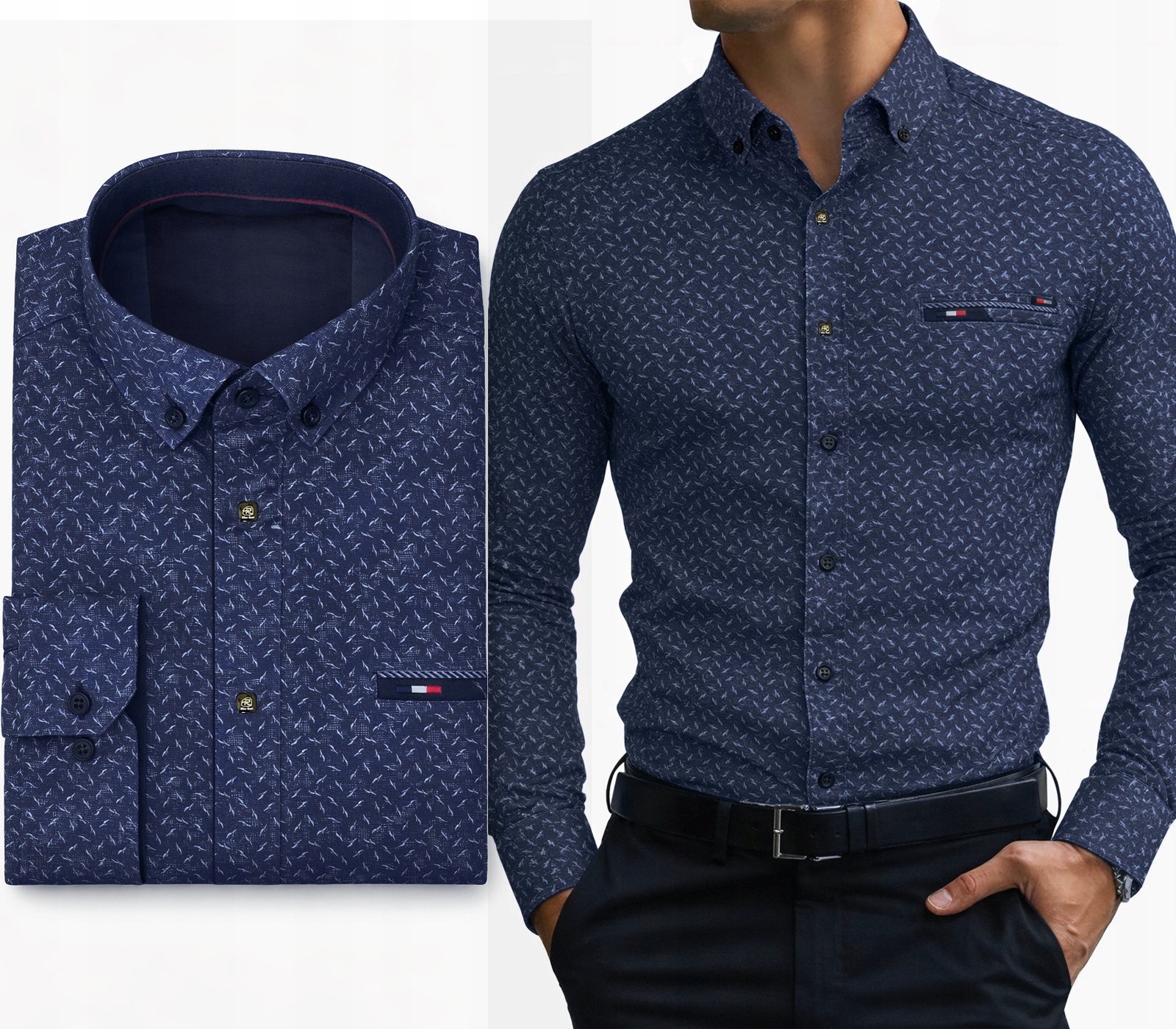 Pánská košile k elegantním kalhotám Comfort Slim