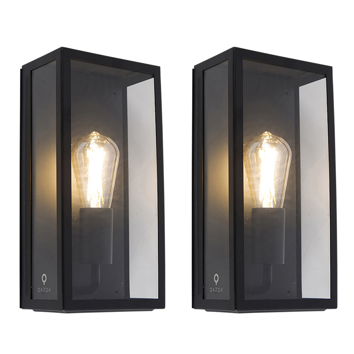 

Kinkiet Qazqa czarny E27 60 W