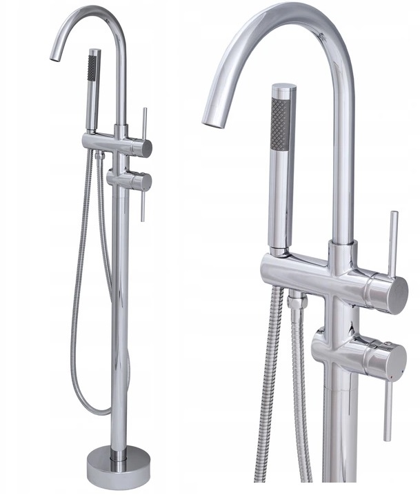 BATERIA WANNOWA PODŁOGOWA STOJĄCA CHROM ROYAL