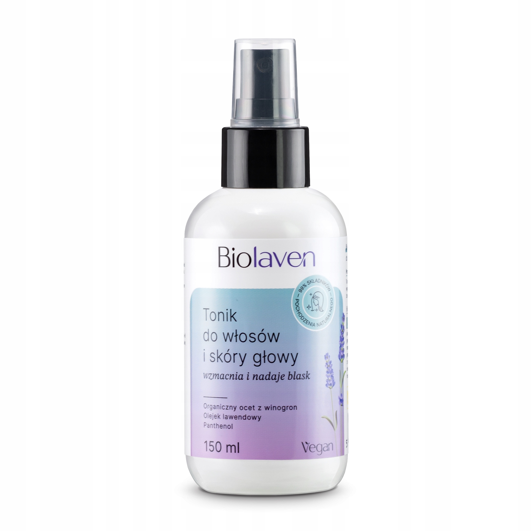 BIOLAVEN Tonik do włosów/skóry głowy zOctem winogr