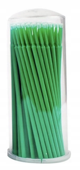 

Mikroszczoteczki Microbrush Zielone 100 szt