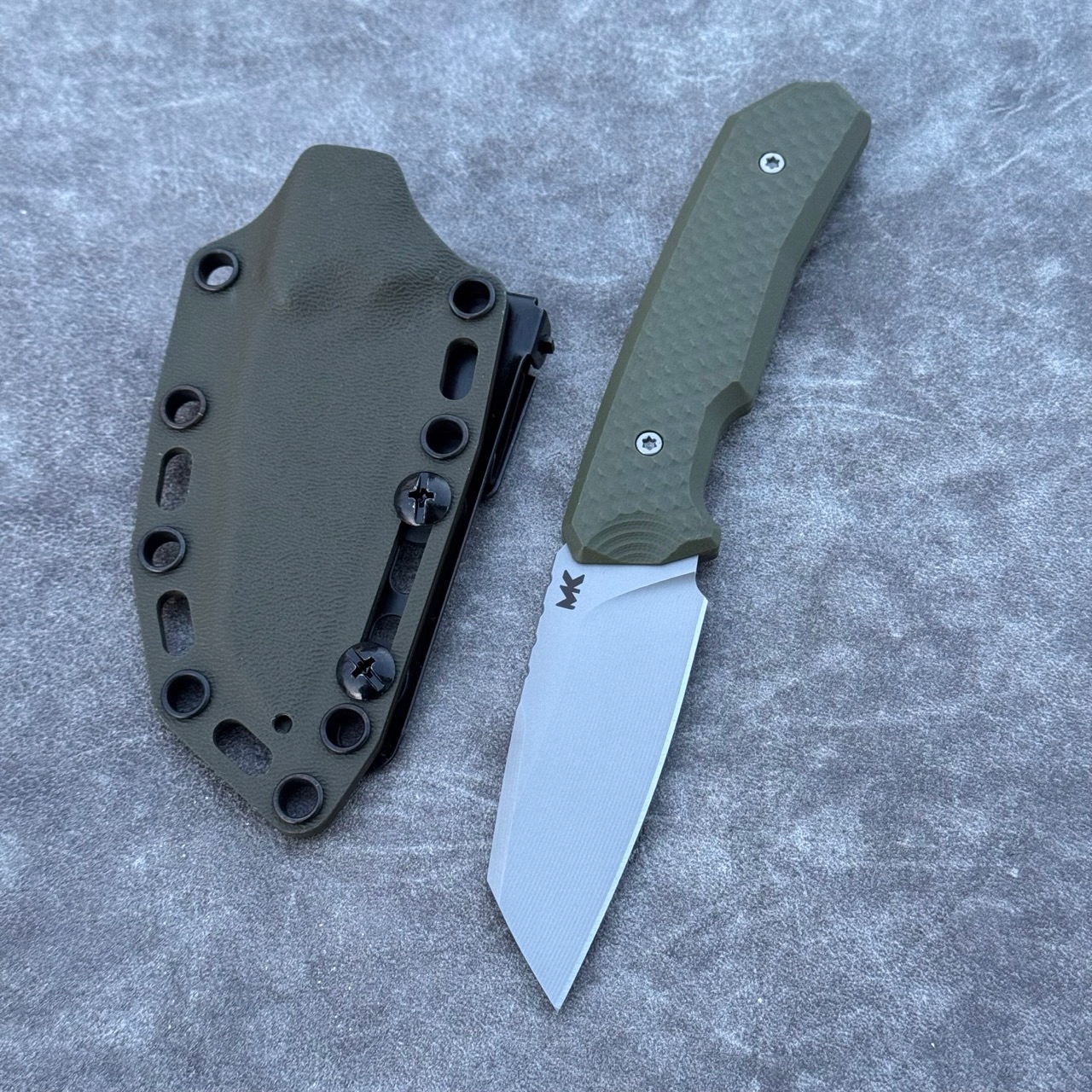 Nůž Mk Knives & Tools Flin Expedition Glass Blasted M390 Od Green G10|Kydex