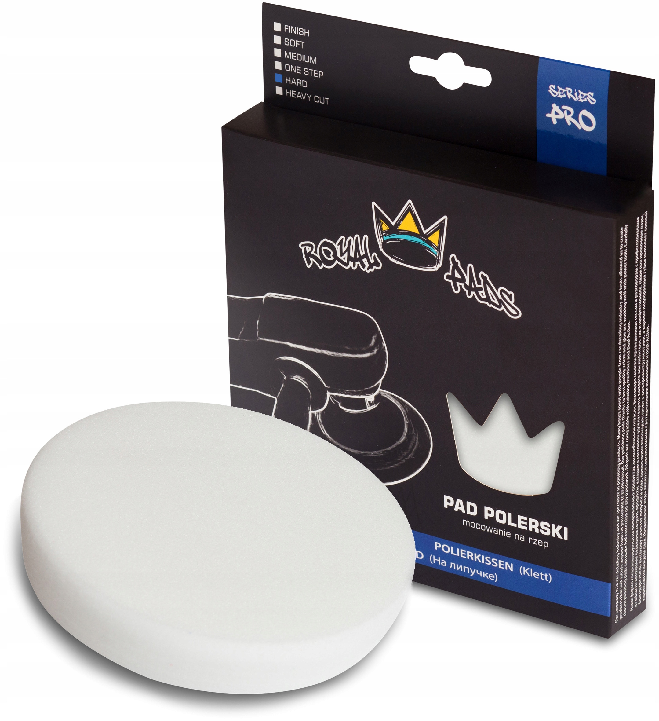 

Royal Pro Hard Pad - twardy pad polerski 80 mm