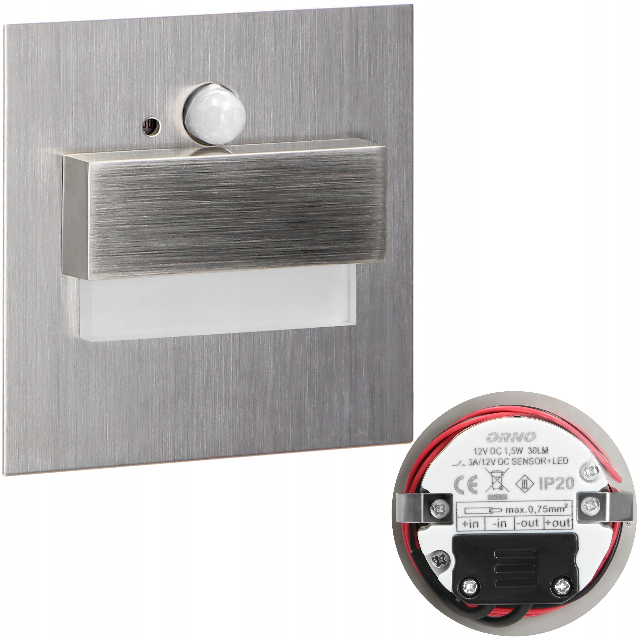 

Oprawa Schodowa Led Czujnik Ruchu Zmierzchu Ciepła