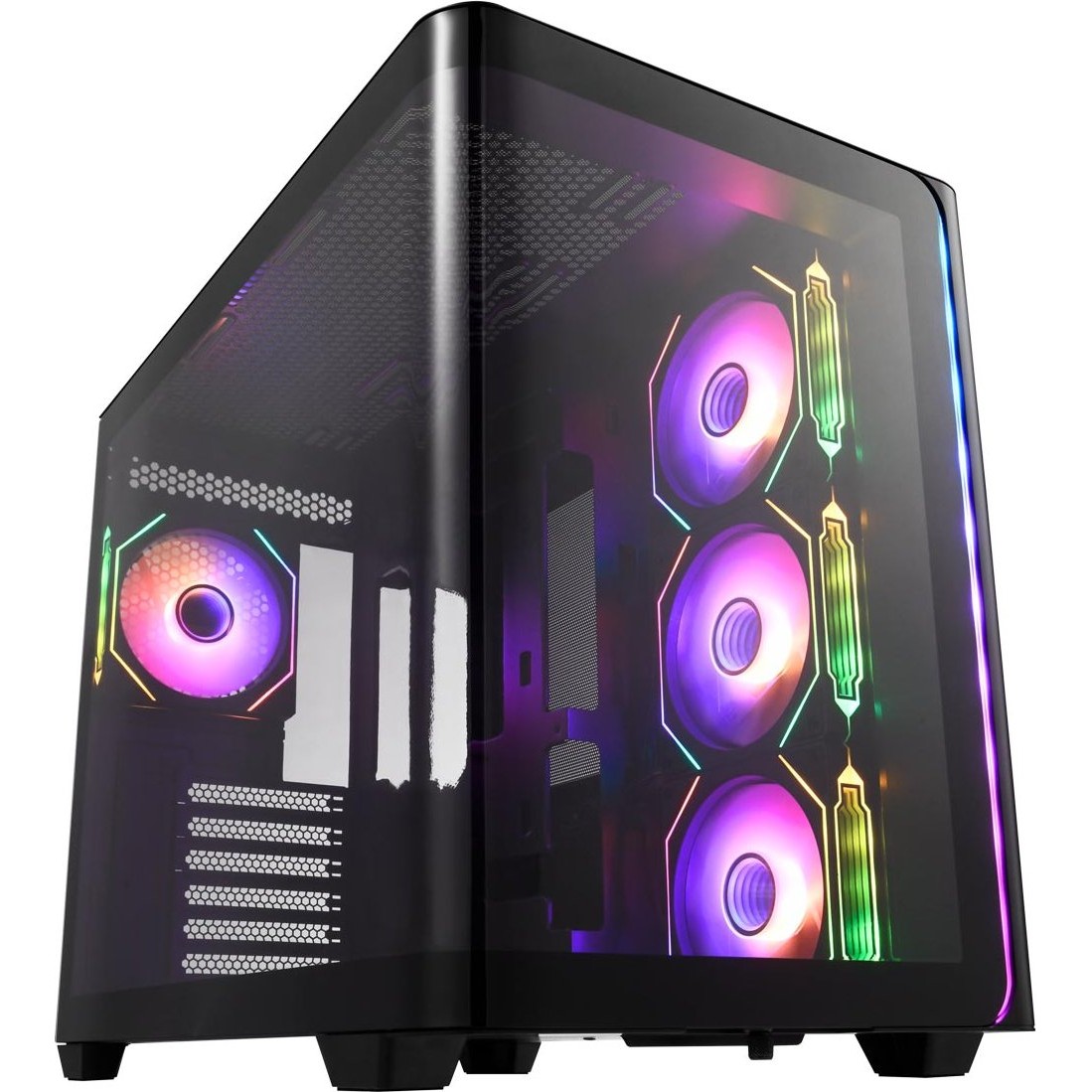 Fsp M580-BA/ Midi Tower/ Transpar./ Čierna POC0000254