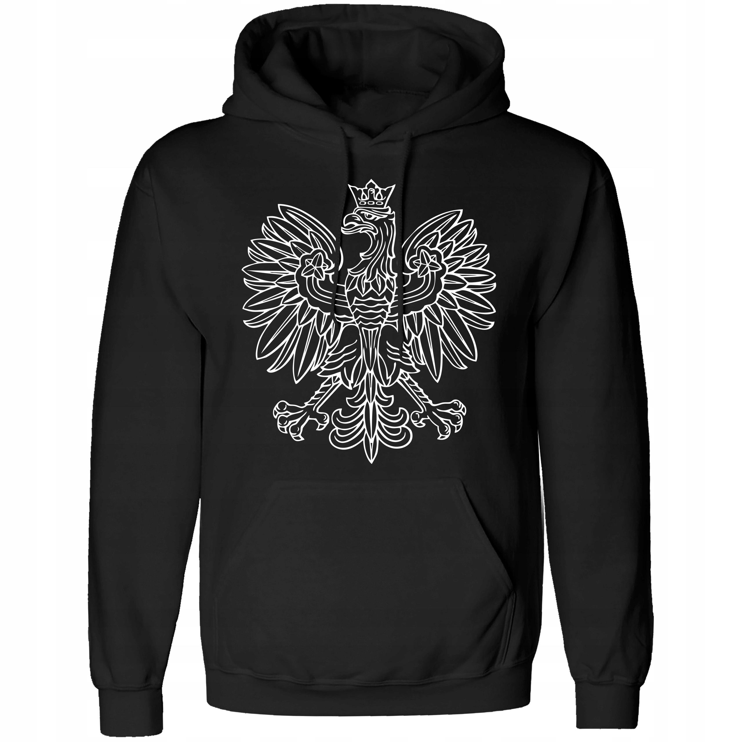 

Bluza Męska Z Kapturem Kibica Polska Orzeł Roz XL